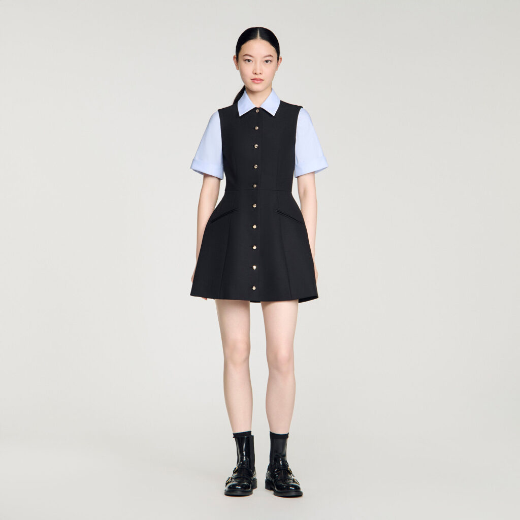 Robe courte 2 en 1