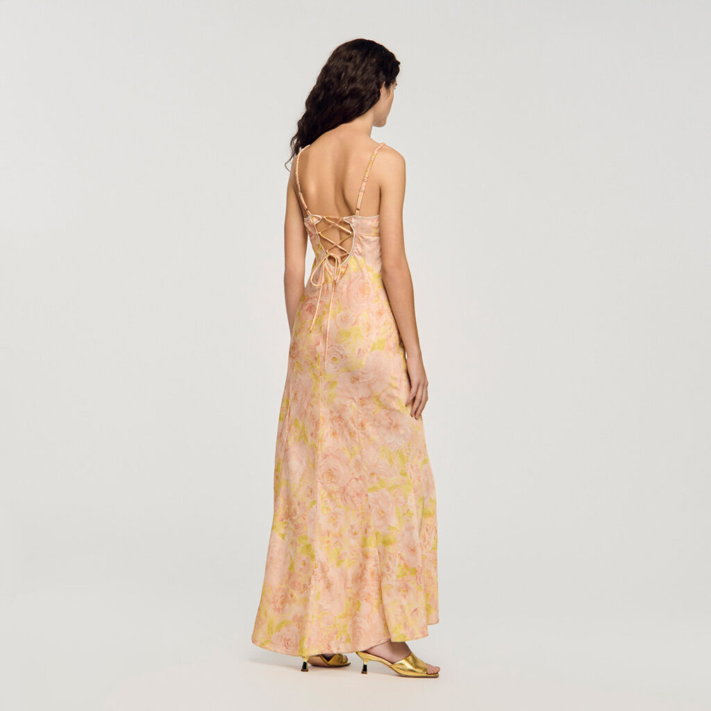 Robe longue imprimé fleur