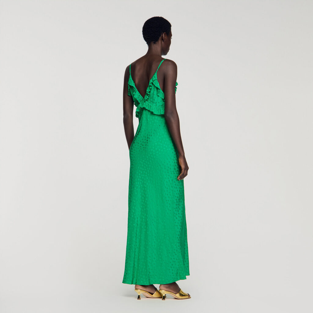 Robe longue à bretelles