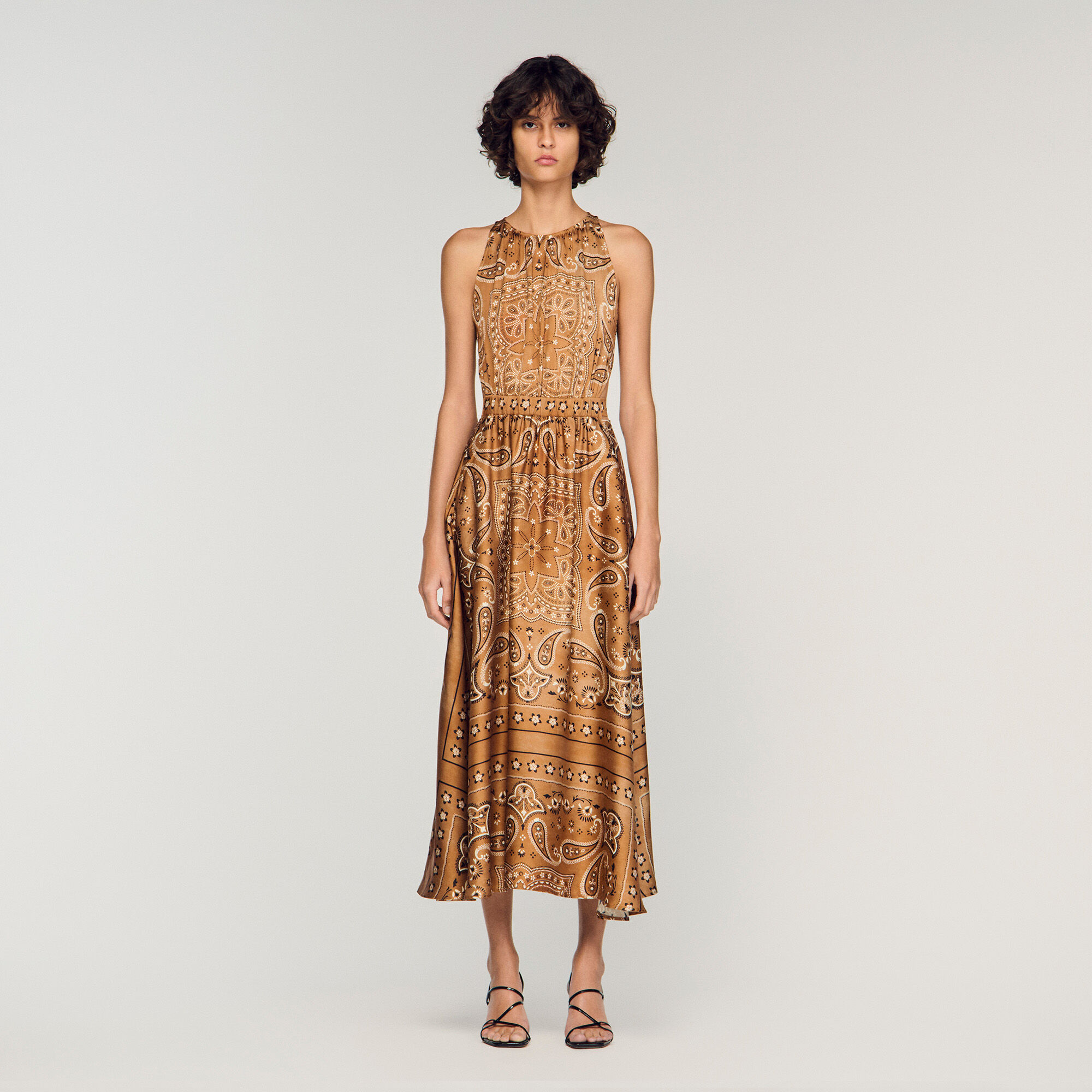 Robe longue imprimé bandana