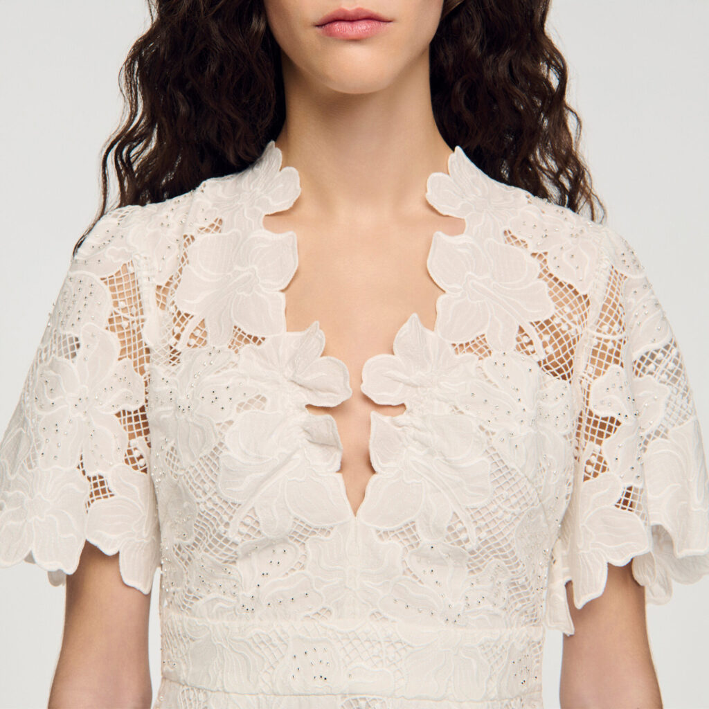 Robe courte imprimé fleur