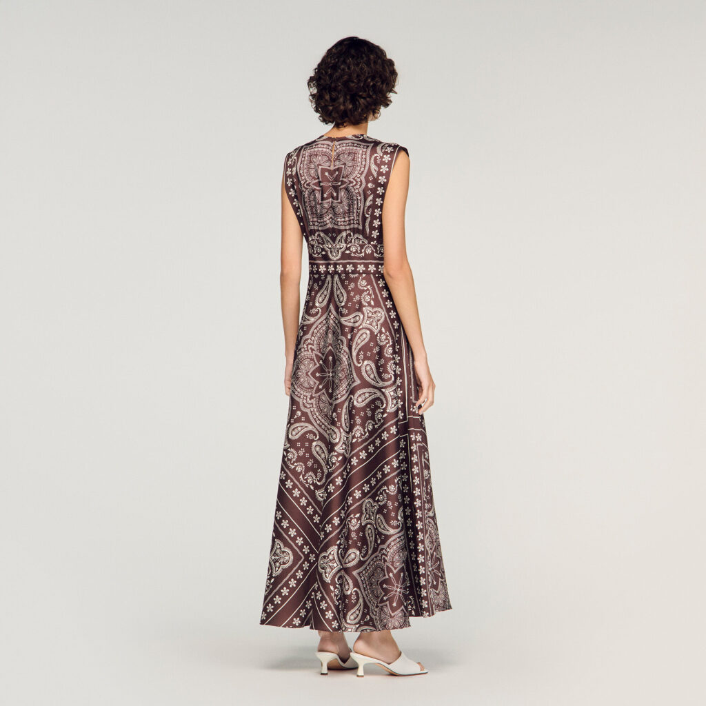 Robe longue imprimé bandana