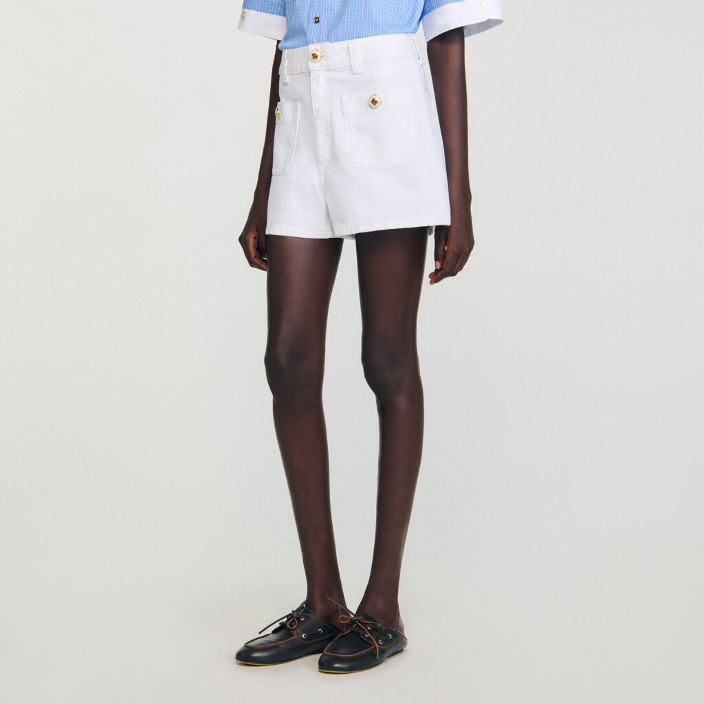 Short en denim