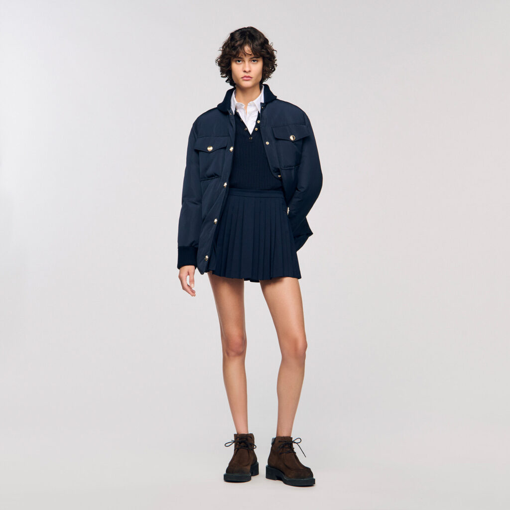 Jupe short à plis