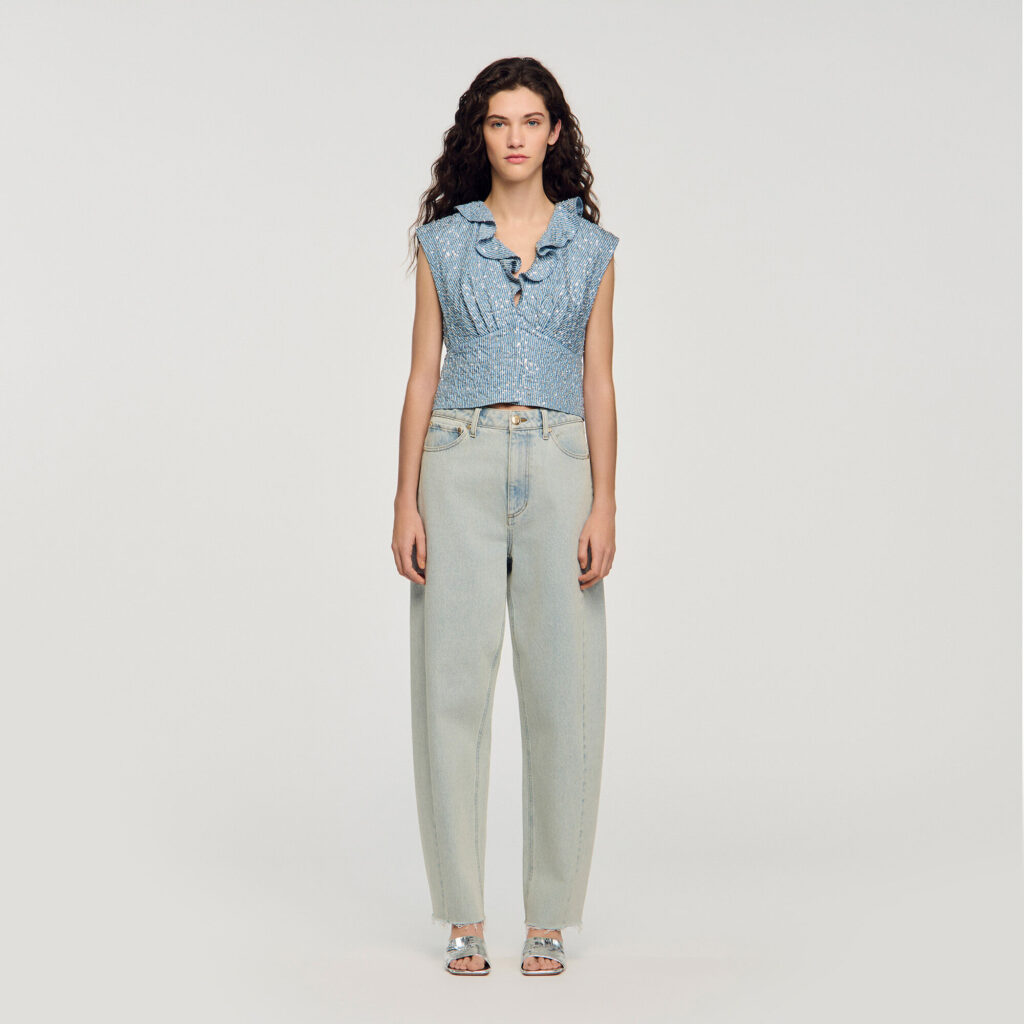 Top à sequins