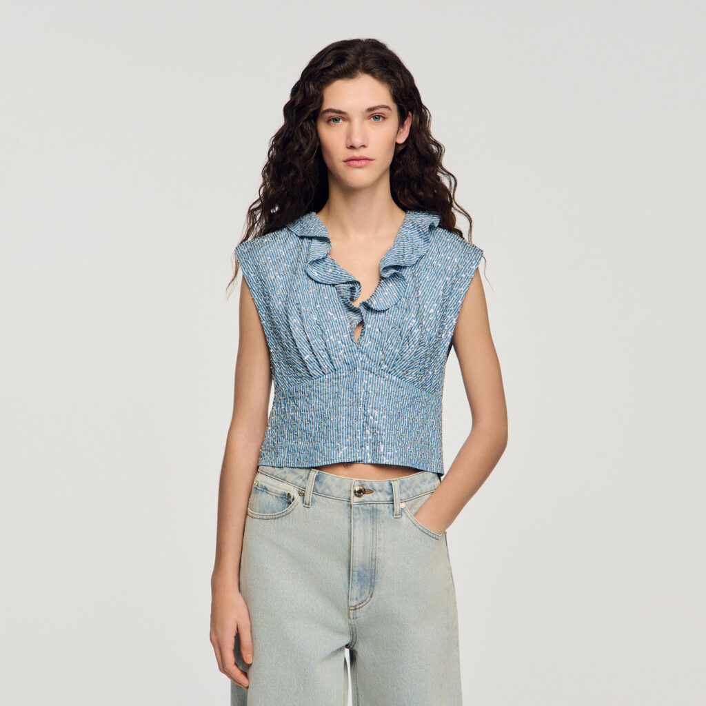 Top à sequins