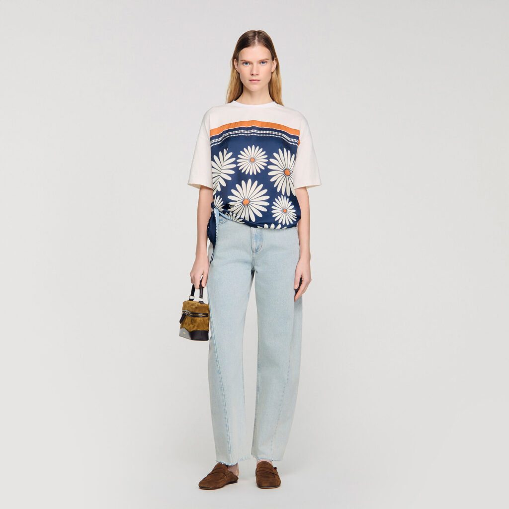 T-shirt foulard