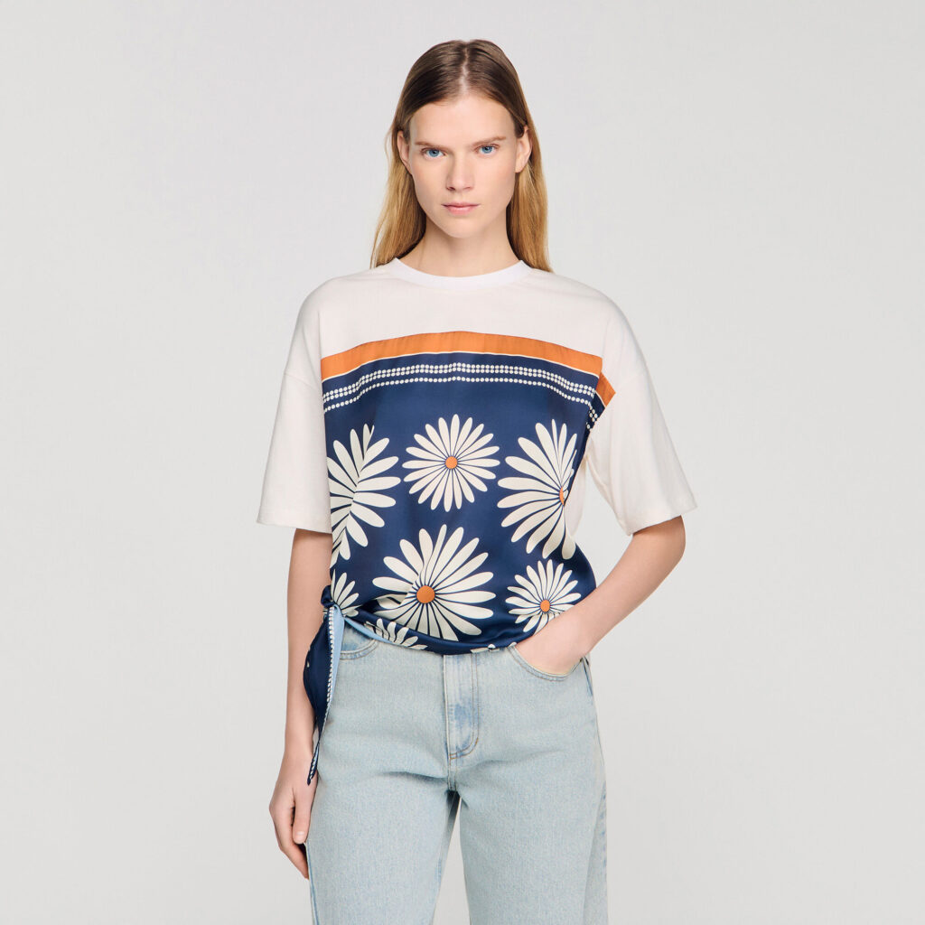 T-shirt foulard