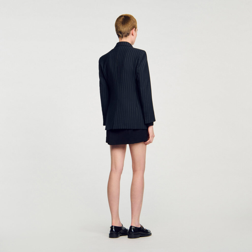 Veste de costume à rayures