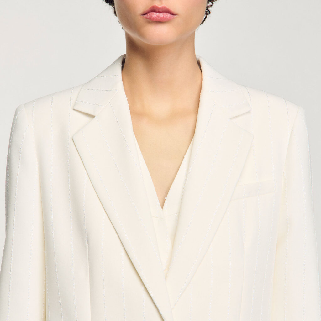 Veste de costume à sequins