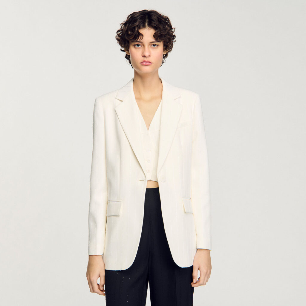 Veste de costume à sequins