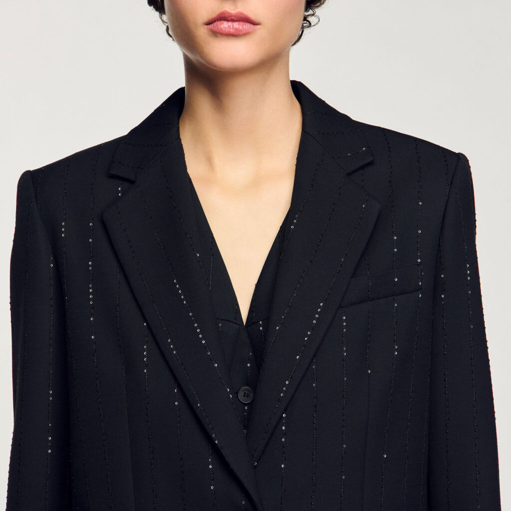 Veste de costume à sequins