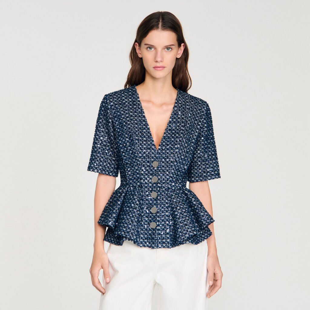 Veste à sequins