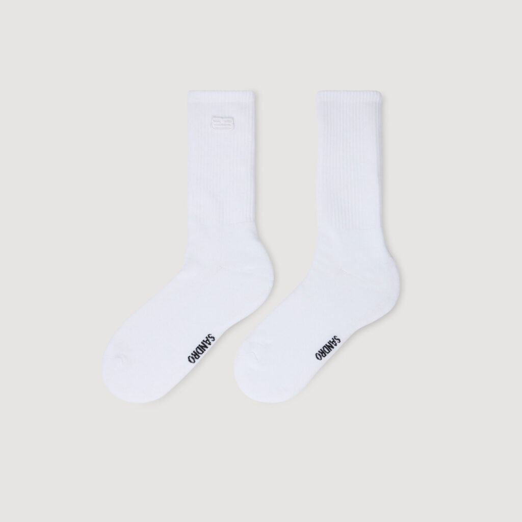 Chaussettes brodées