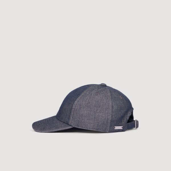 Casquette en denim à logo