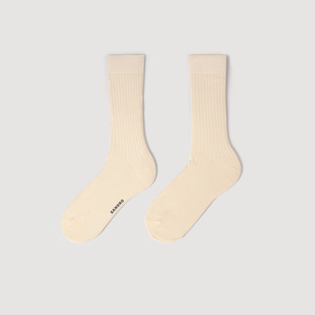 Chaussettes fines en soie