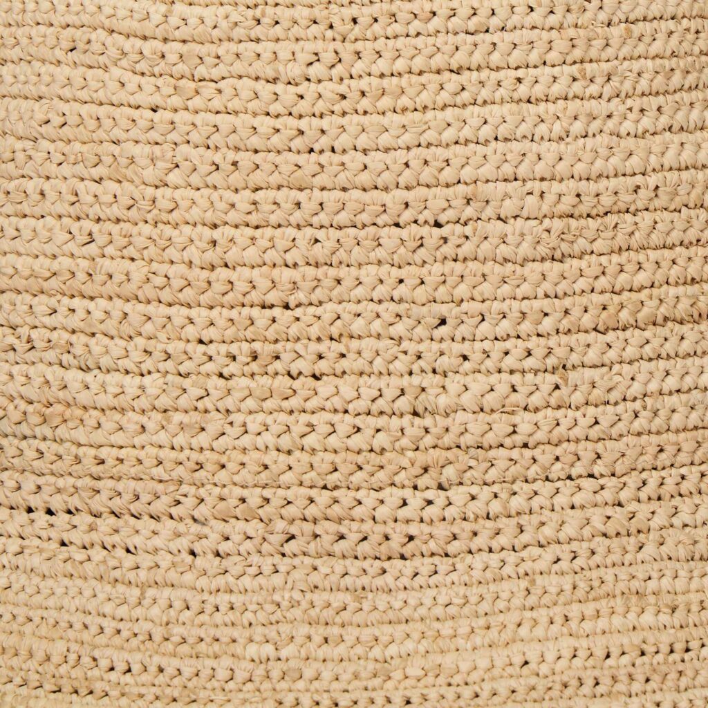 Bob en crochet en raphia