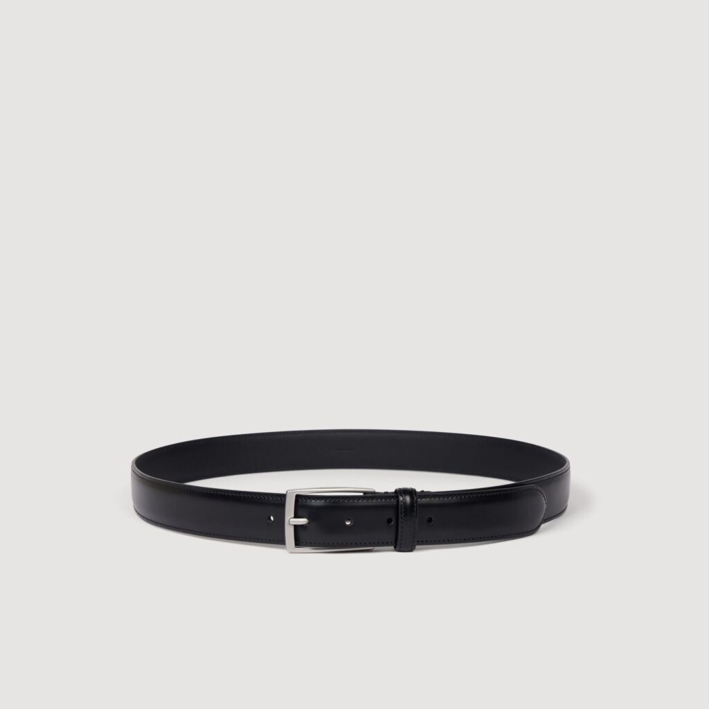 Ceinture cuir boucle rectangulaire