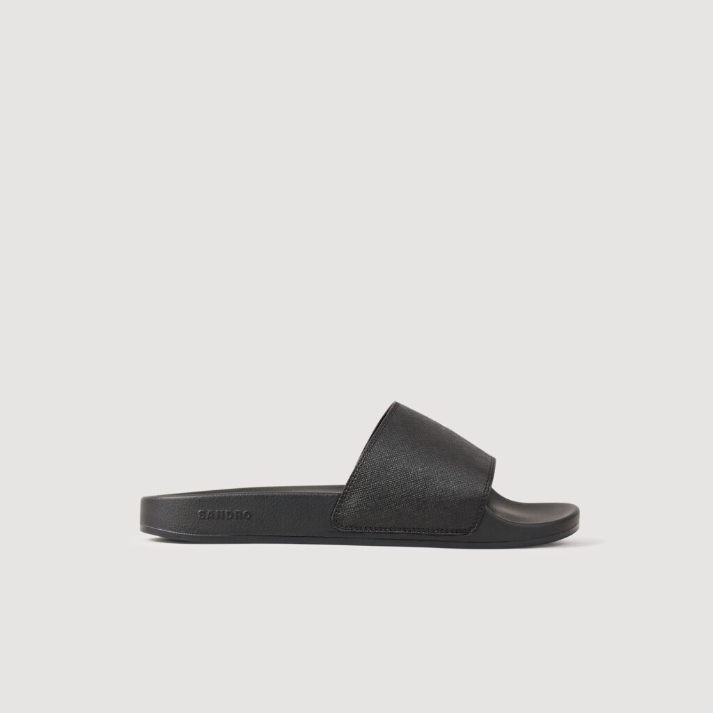 Sandales en cuir reconstitué