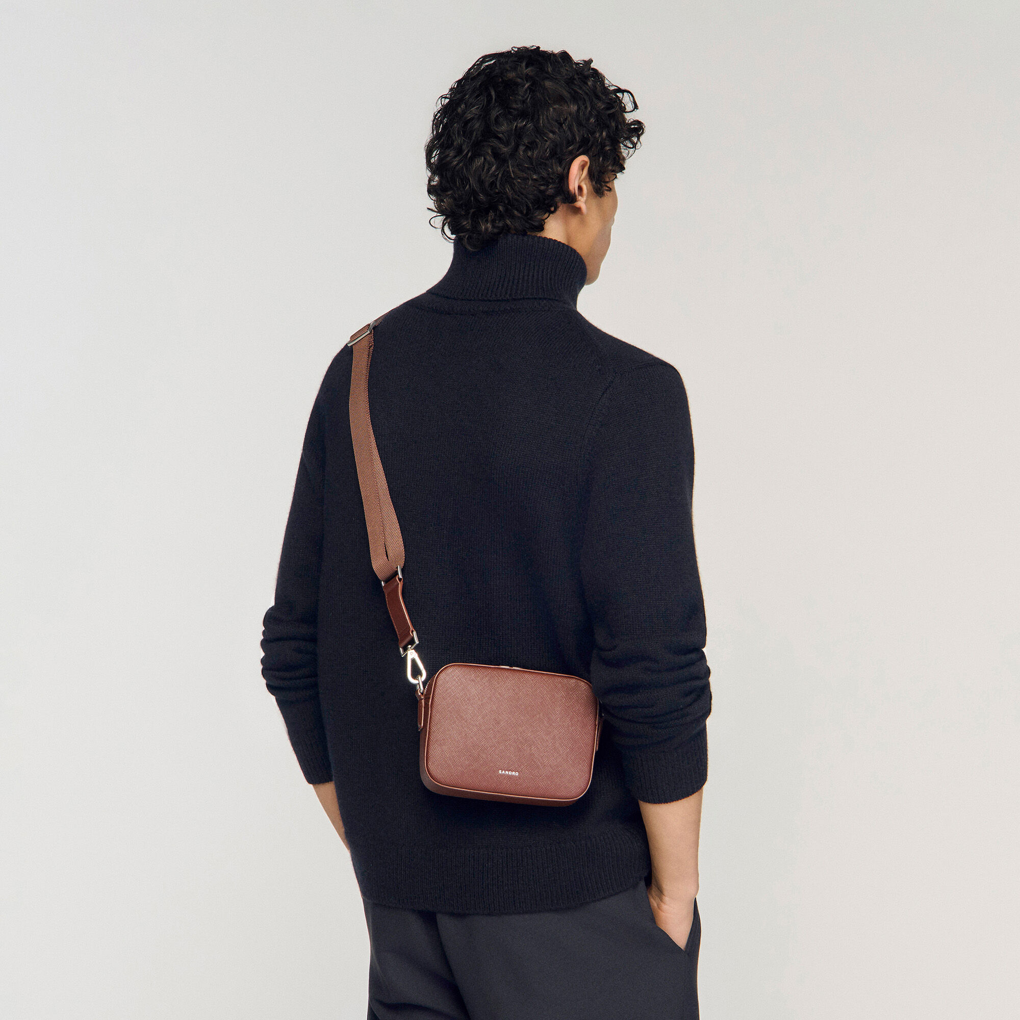 Petit sac en cuir reconstitué