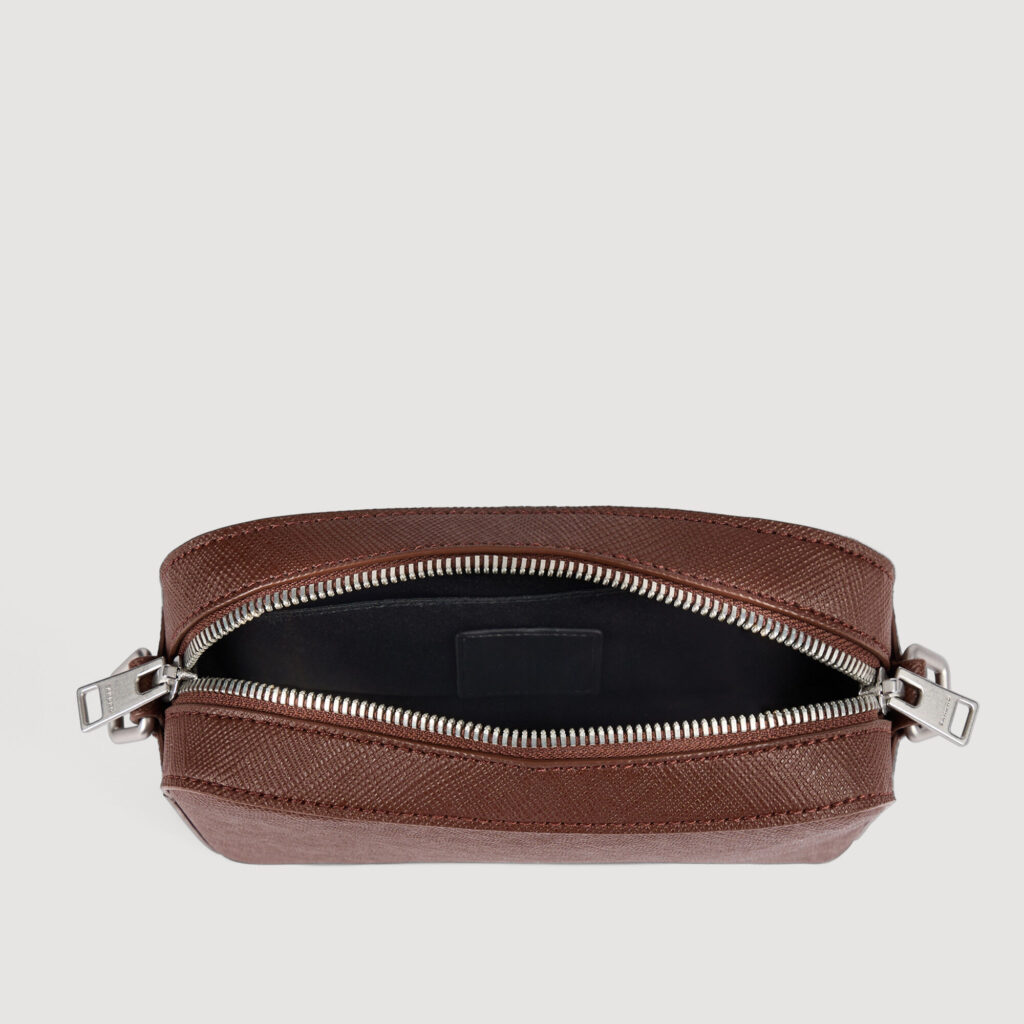 Petit sac en cuir reconstitué