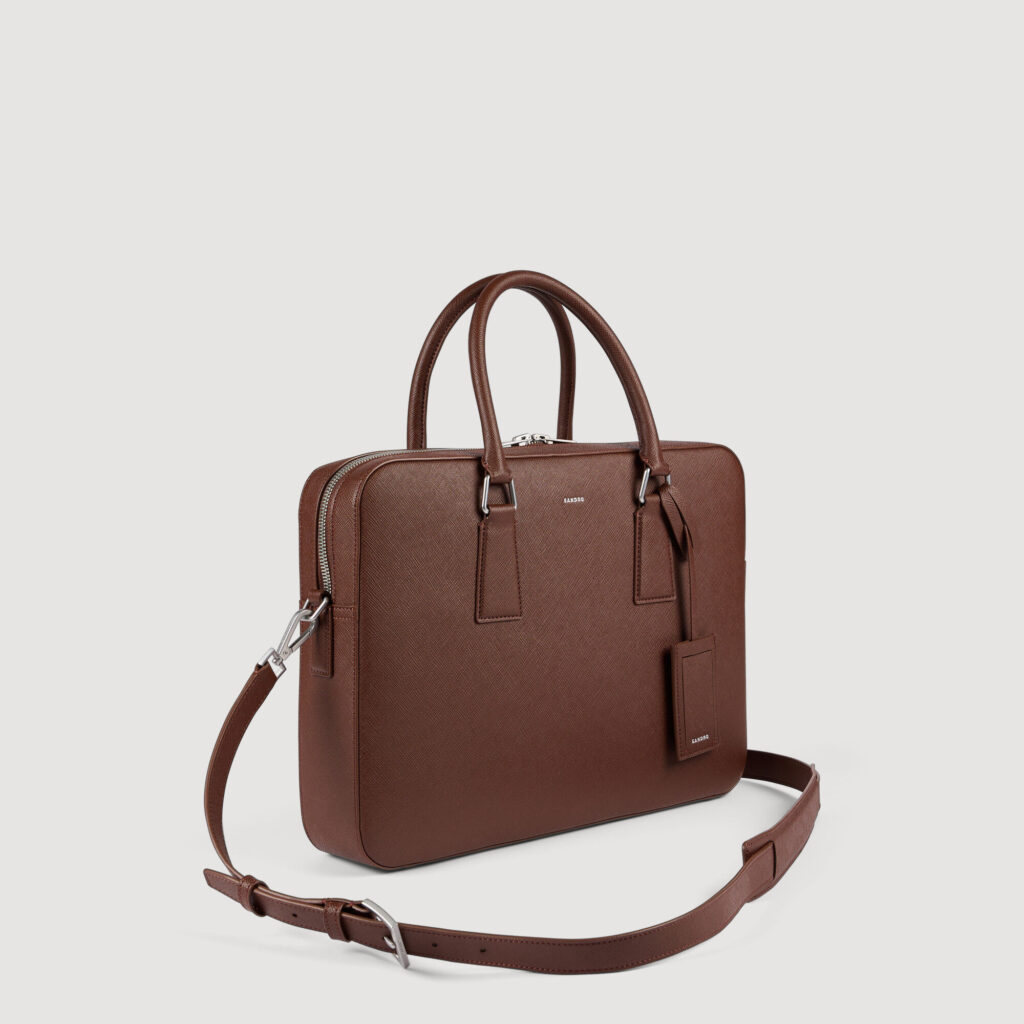 Briefcase en cuir reconstitué