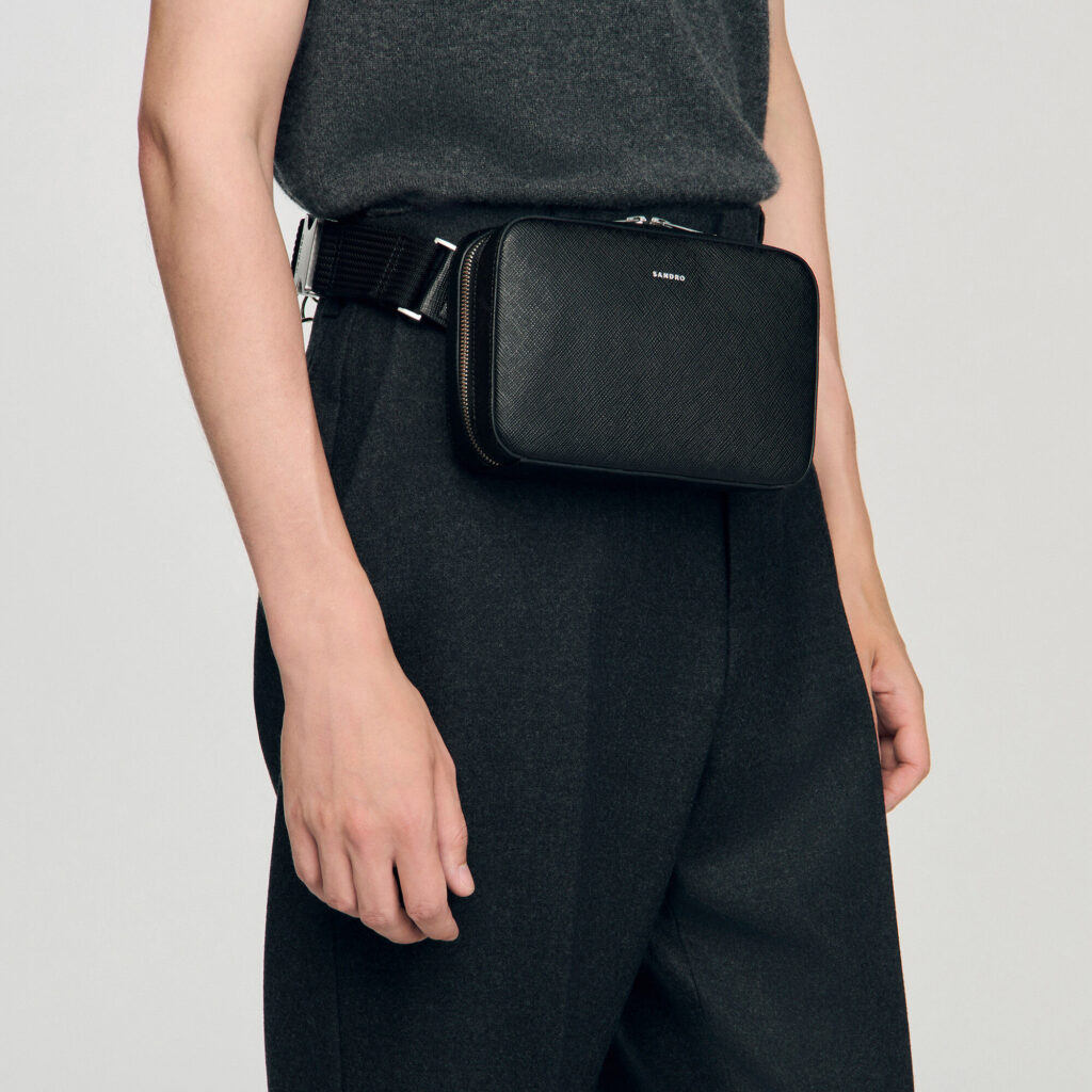 Petit sac en cuir reconstitué