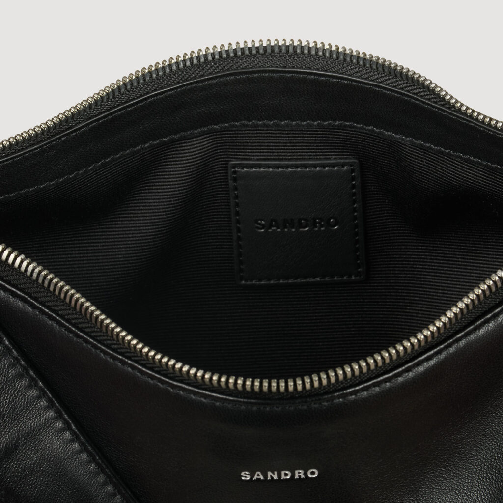 Petit sac hobo en cuir