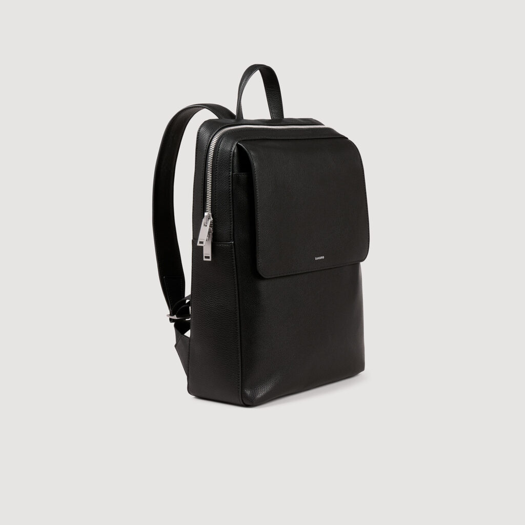 Sac à dos en cuir recyclé