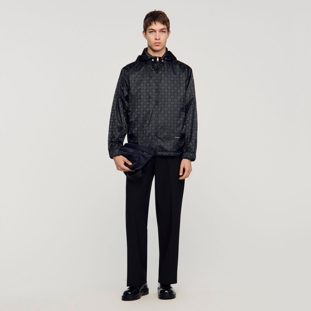 Blouson en nylon Square Cross