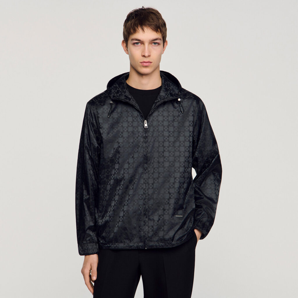 Blouson en nylon Square Cross