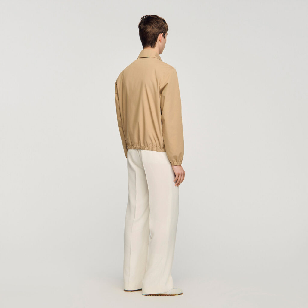 Blouson en coton zippé