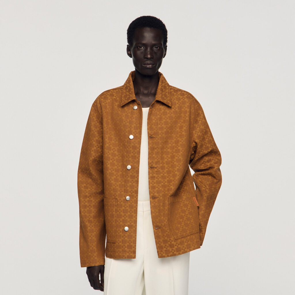 Blouson en denim Square Cross