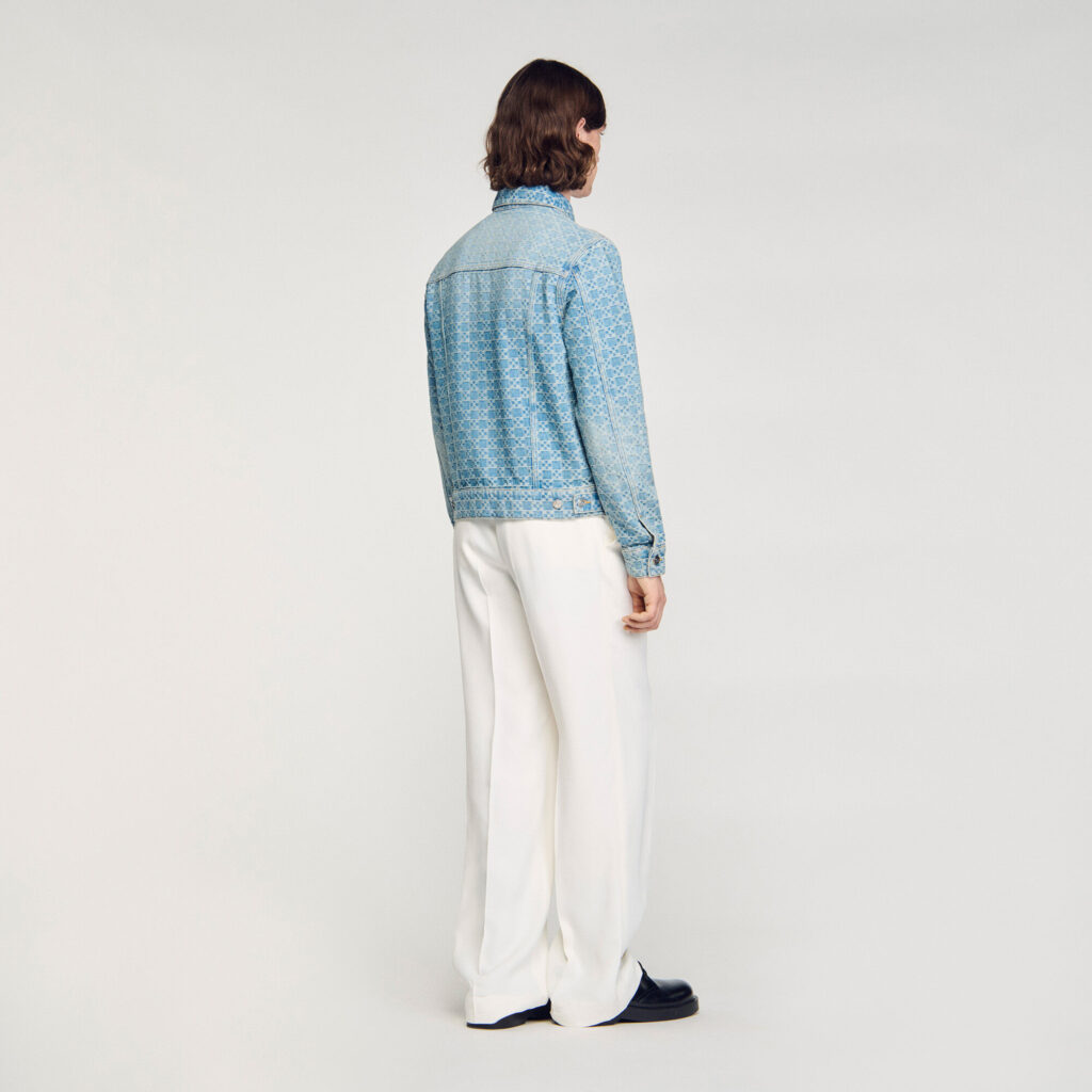 Blouson en denim Square Cross