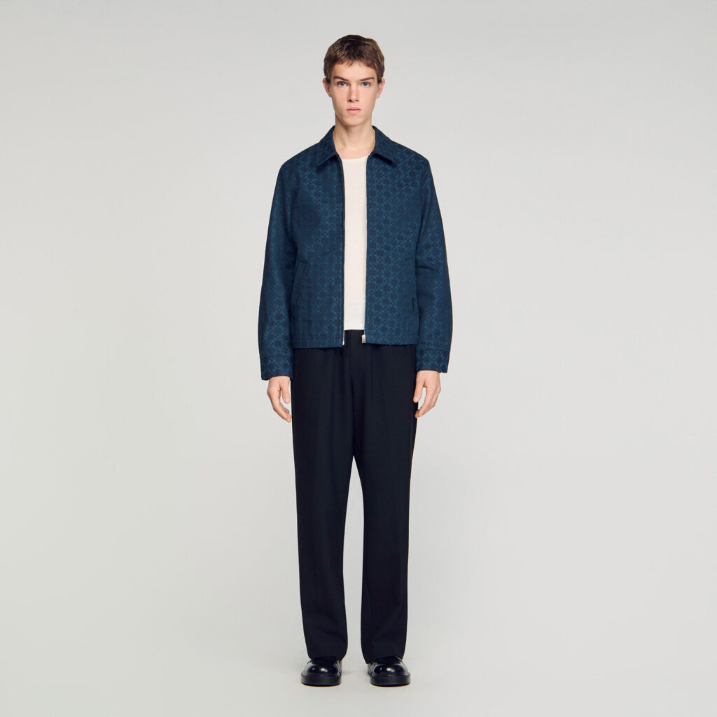 Blouson en denim Square Cross