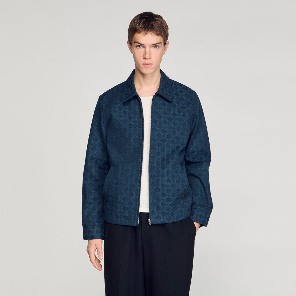 Blouson en denim Square Cross