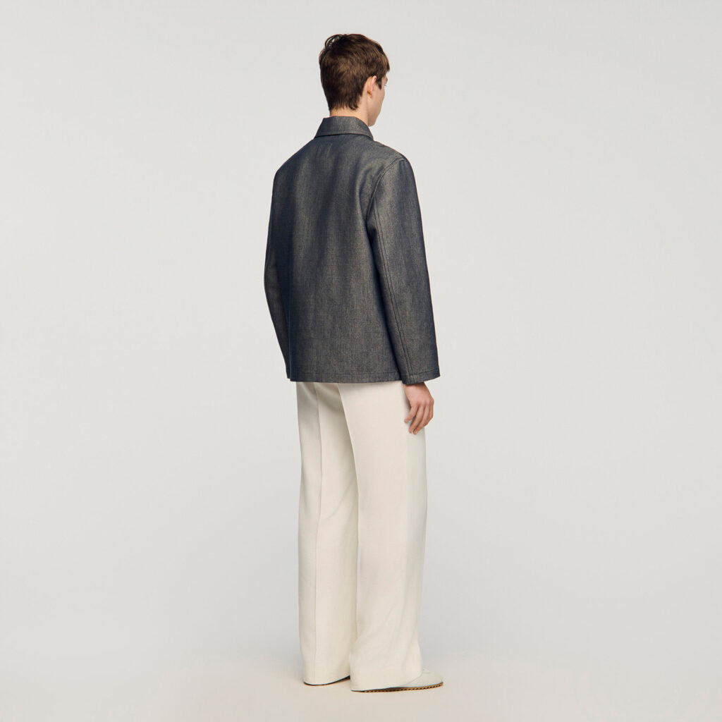 Blouson worker effet denim
