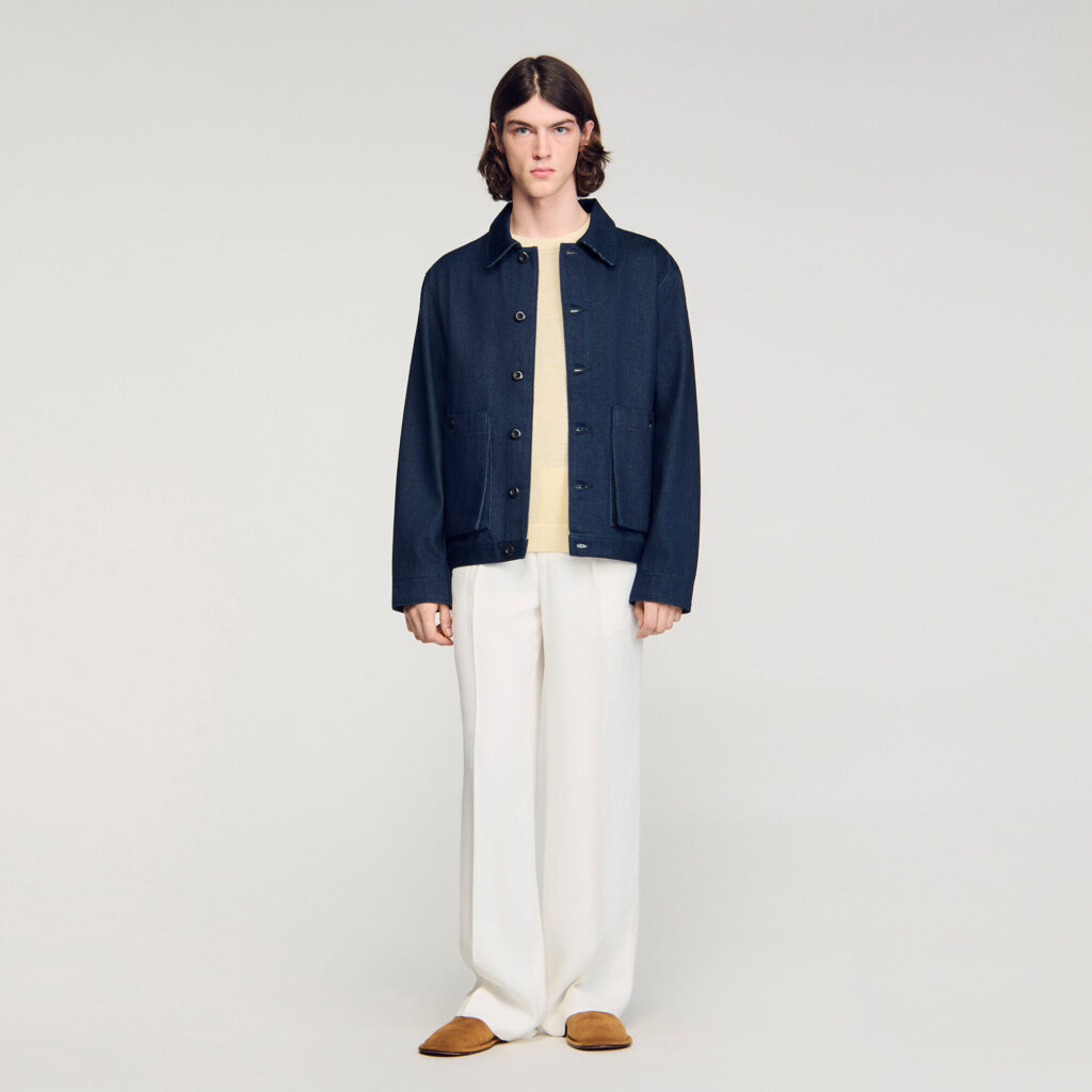 Blouson worker en denim