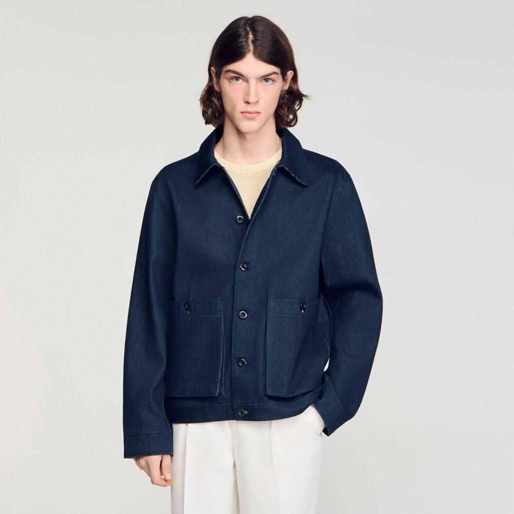 Blouson worker en denim
