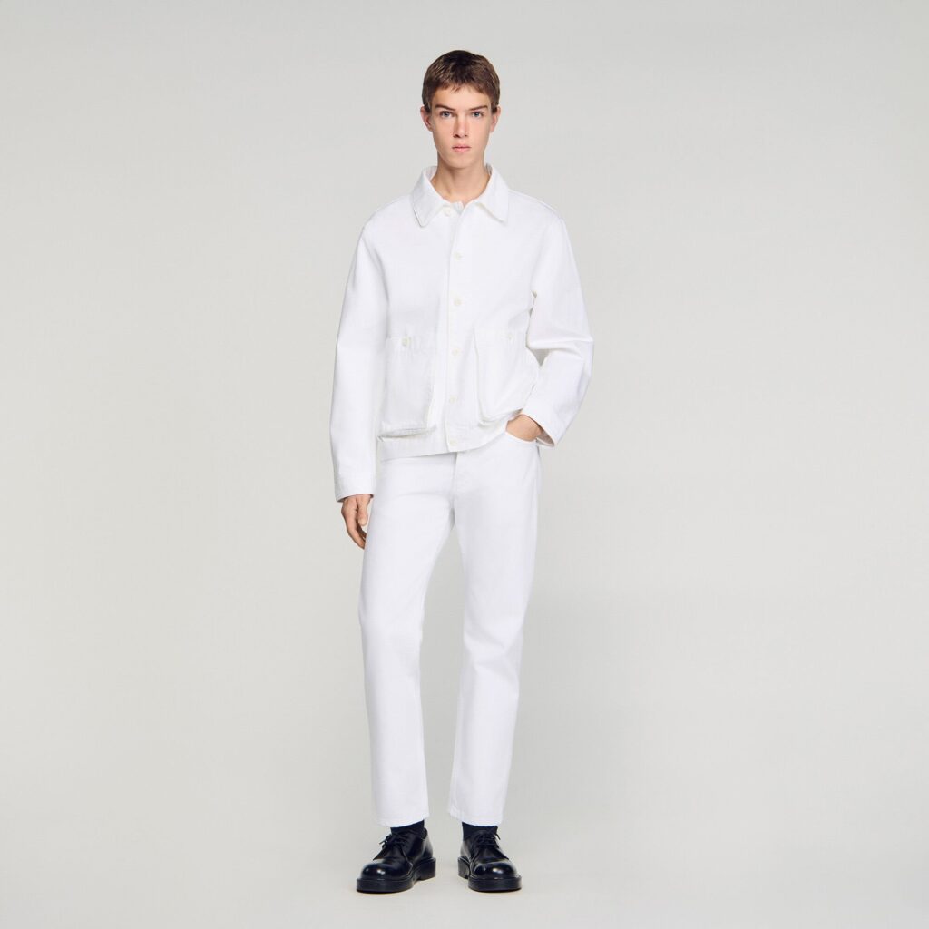 Blouson worker en denim
