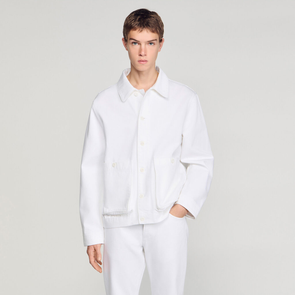 Blouson worker en denim