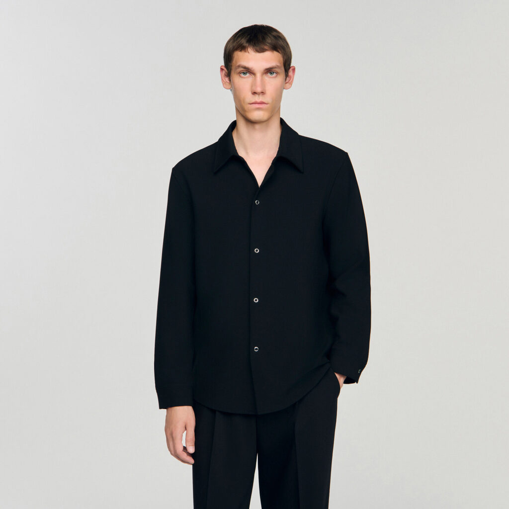 Chemise en jersey à manches longues