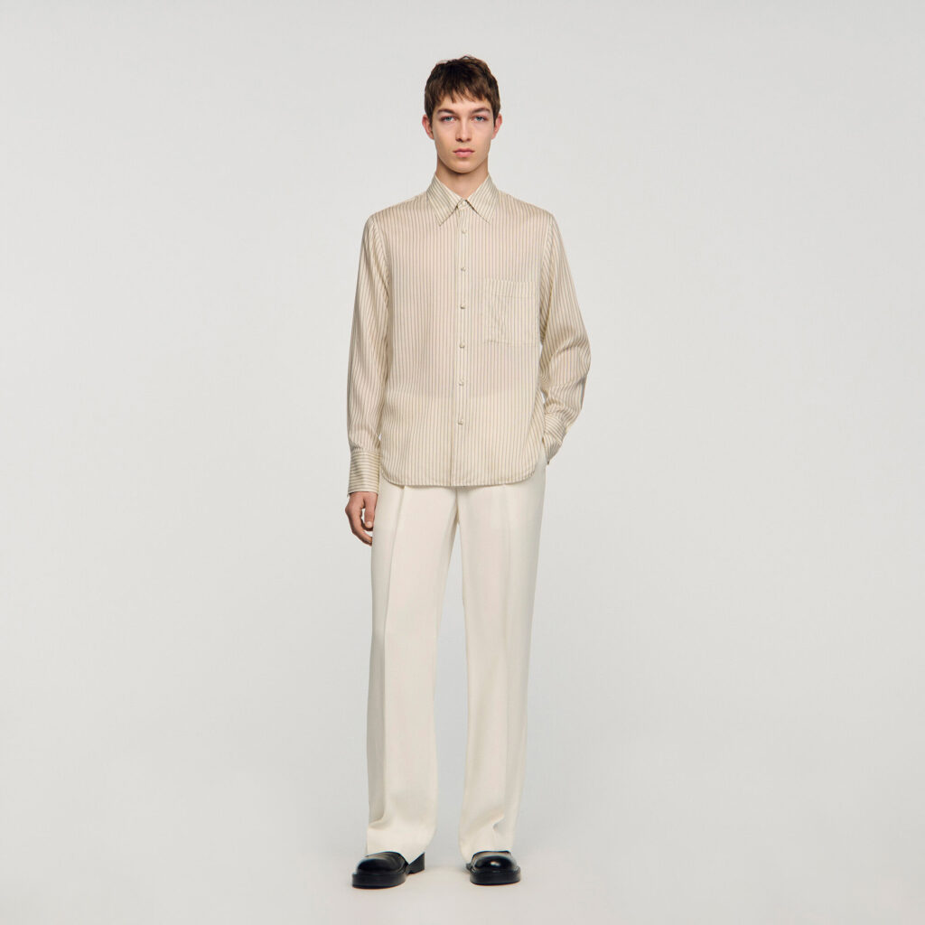 Chemise fluide à rayures