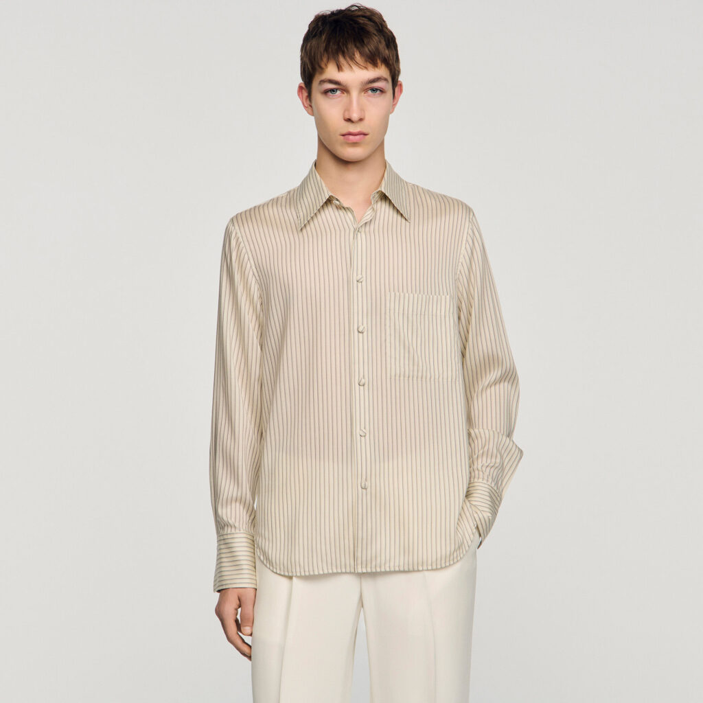Chemise fluide à rayures