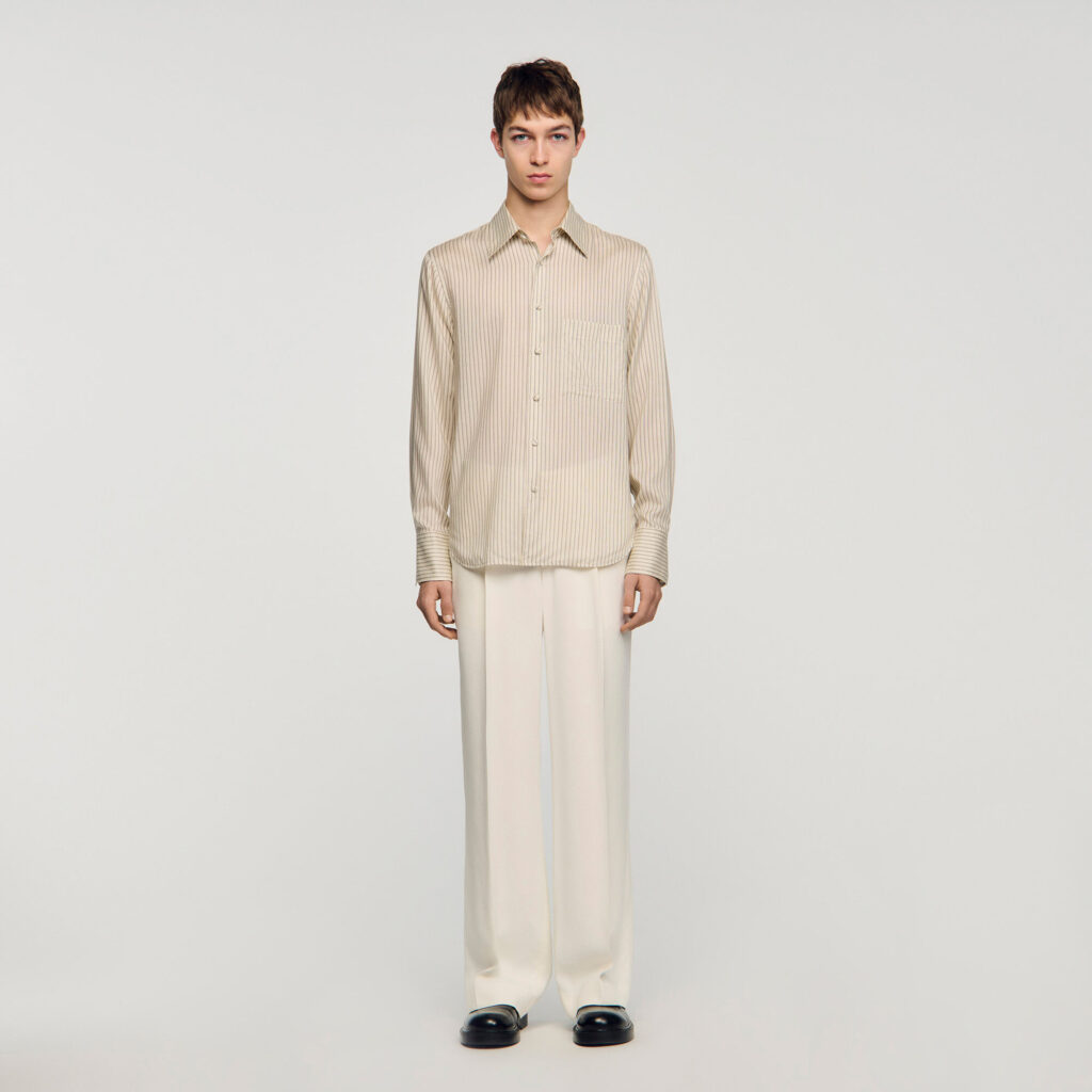 Chemise fluide à rayures