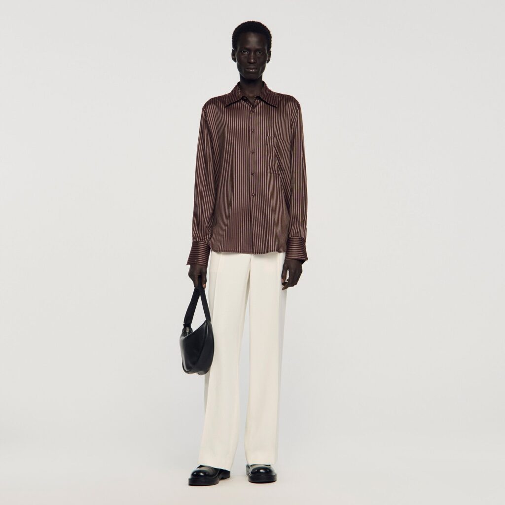 Chemise fluide à rayures