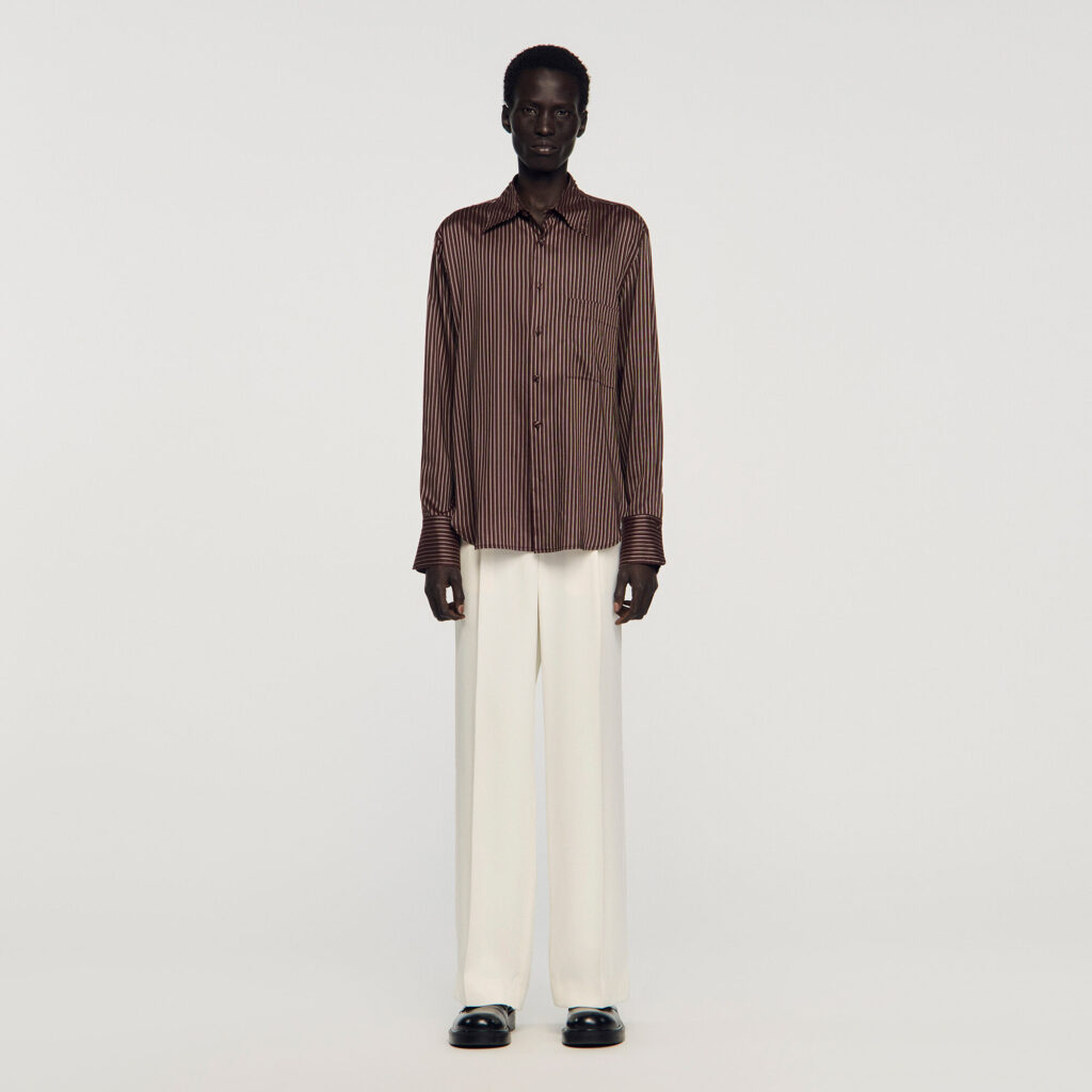 Chemise fluide à rayures