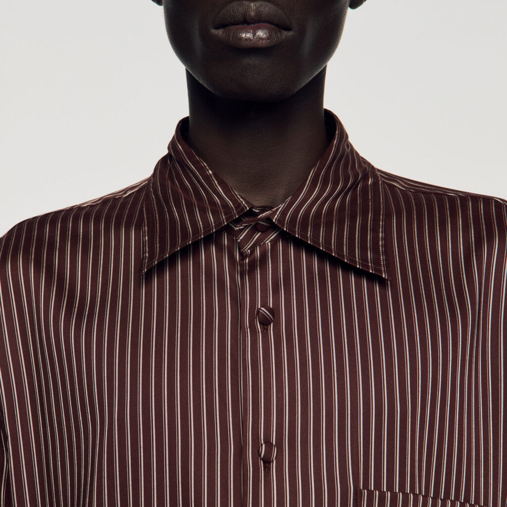 Chemise fluide à rayures