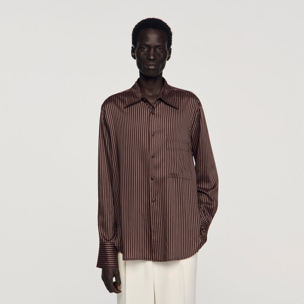 Chemise fluide à rayures