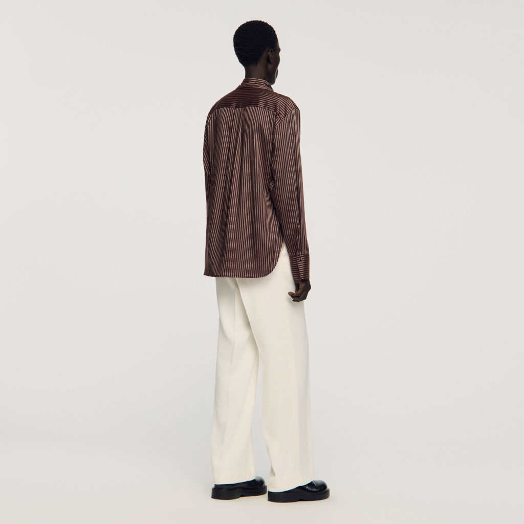 Chemise fluide à rayures